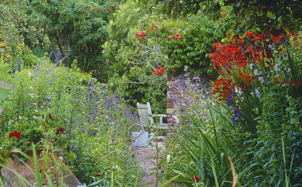 A secluded corner at Monks House Virginia Woolfs country home and retreat in - photo 4