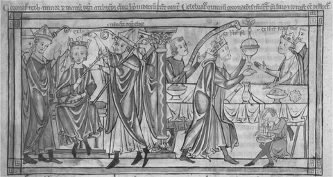 4 This thirteenth-century image shows Roger archbishop of York crowning Henry - photo 6