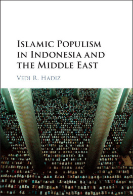 Vedi R. Hadiz - Islamic Populism in Indonesia and the Middle East