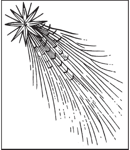 Woodcut of Halleys Comet 684 AD published in Nuremberg Chronicles in 1493 - photo 2