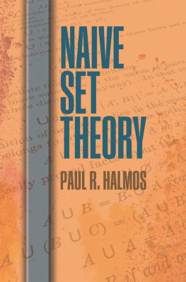 Paul R. Halmos - Naive Set Theory