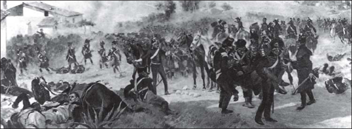 The Battle of Corunna 16 January 1809 Sir John Moore is carried from the - photo 6