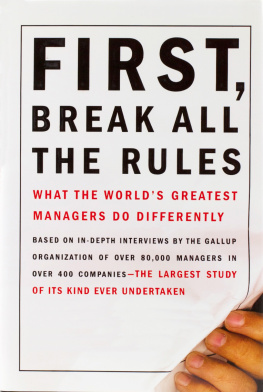 Jim Harter - First, Break All The Rules: What the World’s Greatest Managers Do Differently