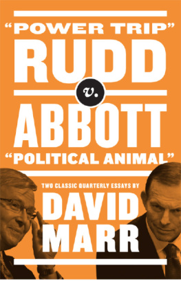 David Marr Rudd V. Abbott