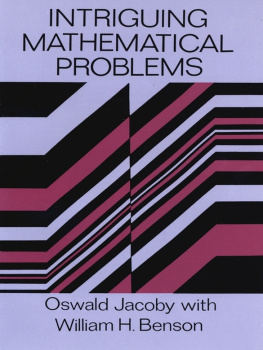 Oswald Jacoby Intriguing Mathematical Problems