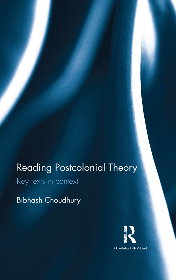 This is a book of readings What we today recognize as postcolonial theory has - photo 1