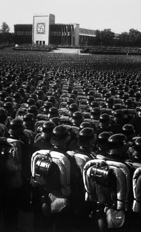 A still from one of the infamous Nuremberg rallies at which Hitler galvanised - photo 4