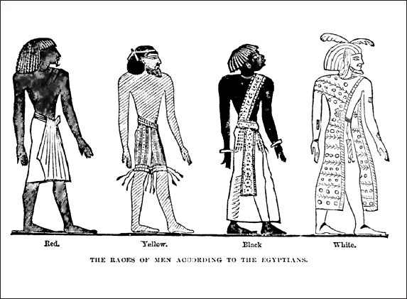 The races of men according to the Egyptians I Donnelly The Antediluvian - photo 12