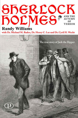 Randy Williams Sherlock Holmes And The Autumn Of Terror