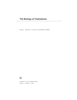 Krystal A. Tolley The Biology of Chameleons