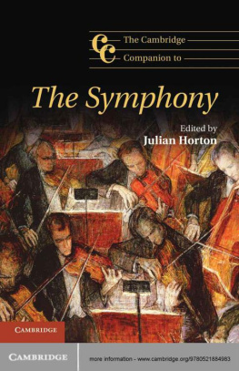 Julian Horton (Editor) - The Cambridge Companion to the Symphony