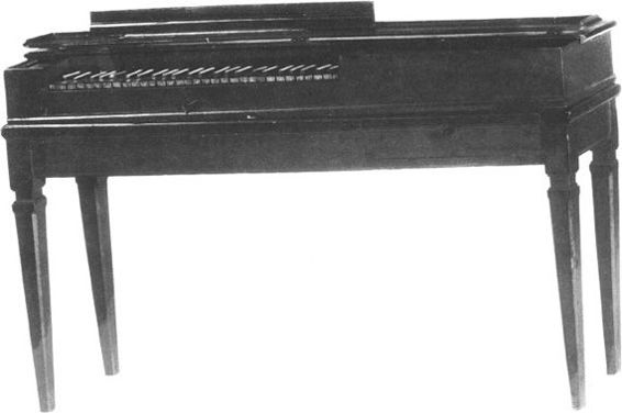 Ill 3 FRETTED GERMAN CLAVICHORD 18th century Courtesy The Smithsonian - photo 3