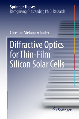 Christian Stefano Schuster - Diffractive Optics for Thin-Film Silicon Solar Cells