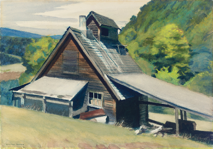 Pl 14 Edward Hopper Vermont Sugar House 1938 Watercolor on paper 13 19 in - photo 17