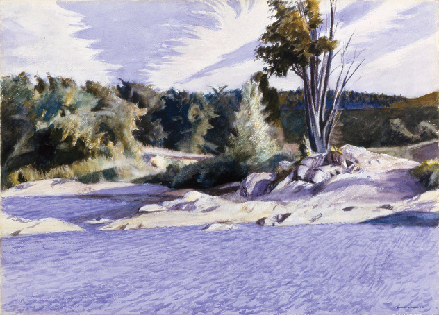 Pl 18 Edward Hopper White River at Sharon 1937 Watercolor and pencil on - photo 21