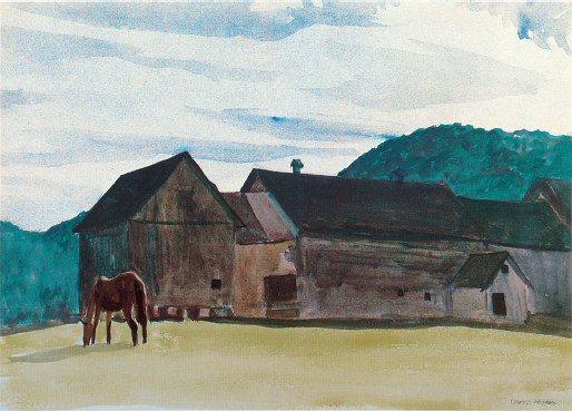 Pl 4 Edward Hopper Near the Connecticut River Bellows Falls Vermont Horse - photo 6