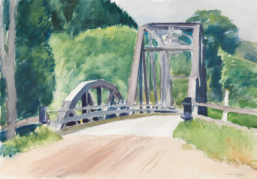 Pl 6 Edward Hopper Country Bridge 193438 Watercolor and graphite pencil - photo 8