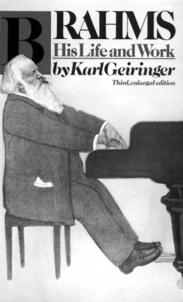 Karl Geiringer Brahms: His Life And Work