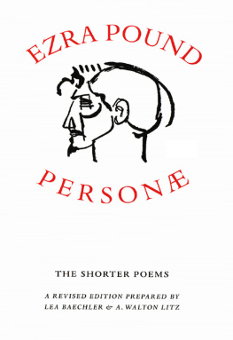 Ezra Pound Personae