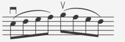 Portato loure is a series of notes within a single bow-stroke each with a - photo 13