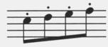 Unlike the typical on-the-string staccato which requires bow direction changes - photo 15