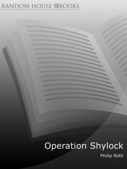 Philip Roth Operation Shylock