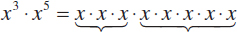 We have x multiplied by itself 8 times so x3x5 x8 Now lets do this again - photo 2