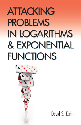 Kahn - Attacking problems in logarithms and exponential functions