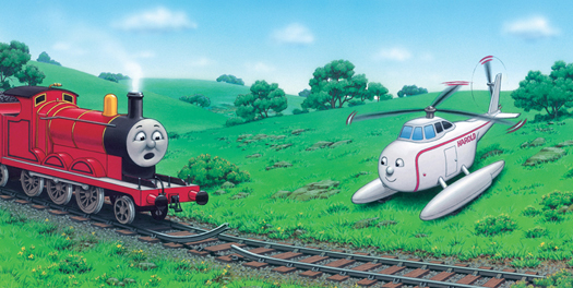 Harold soared over the countryside He looked down and saw Thomas pulling into - photo 21