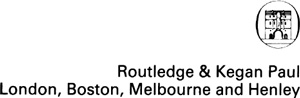 First published in 1983 by Routledge Kegan Paul plc 39 Store Street London - photo 2