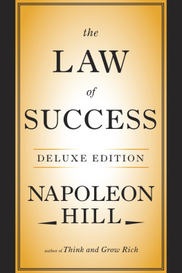 Napoleon Hill The Law of Success