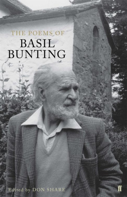 Basil Bunting - The Poems of Basil Bunting