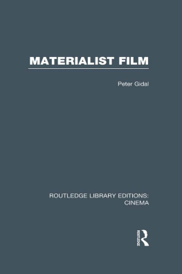 Gidal - Materialist Film.