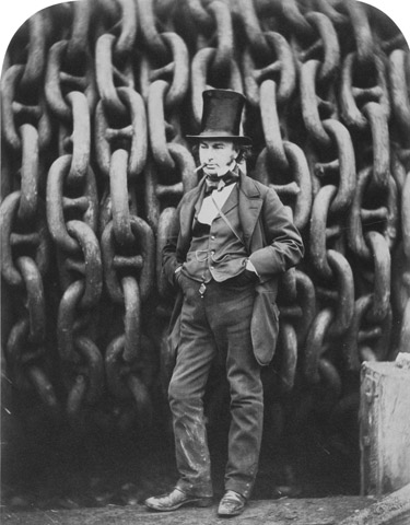 14 Isambard Kingdom Brunel standing beside the launching chains of the Great - photo 15