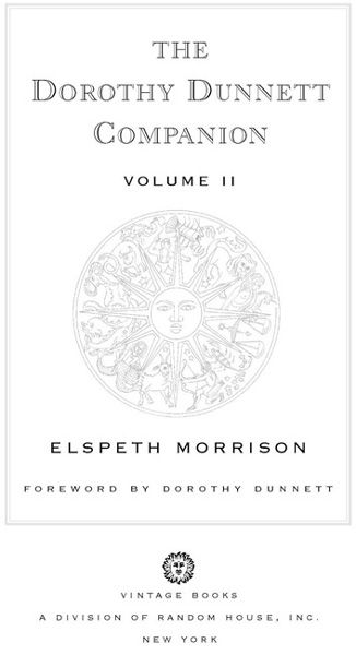 Table of Contents In Memory of Dorothy Dunnett 19232001 What brought us - photo 1