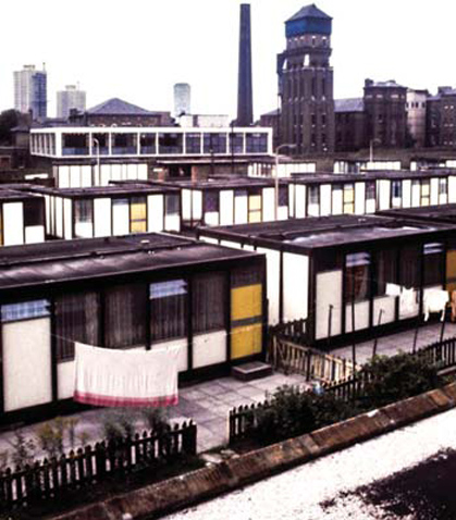 LCC prefabs in Kennington London 1973 The AIROH back bedroom at St Fagans - photo 2