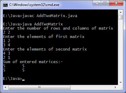 This code adds two matrix you can modify it to add anynumber of matrices You - photo 4