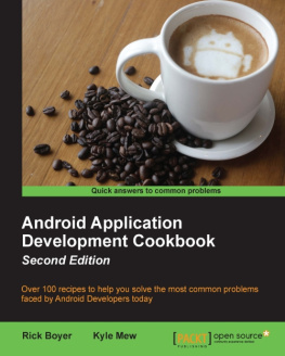 Boyer Rick - Android Application Development Cookbook