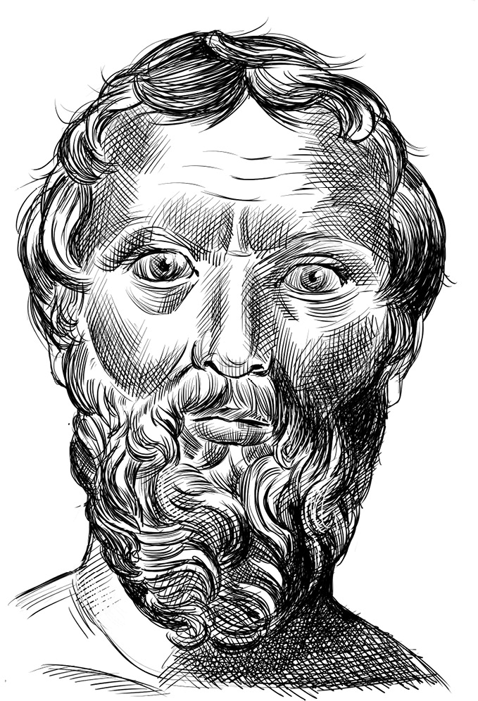 The Greek historian Herodotus was born around 480 BC He was the first European - photo 9