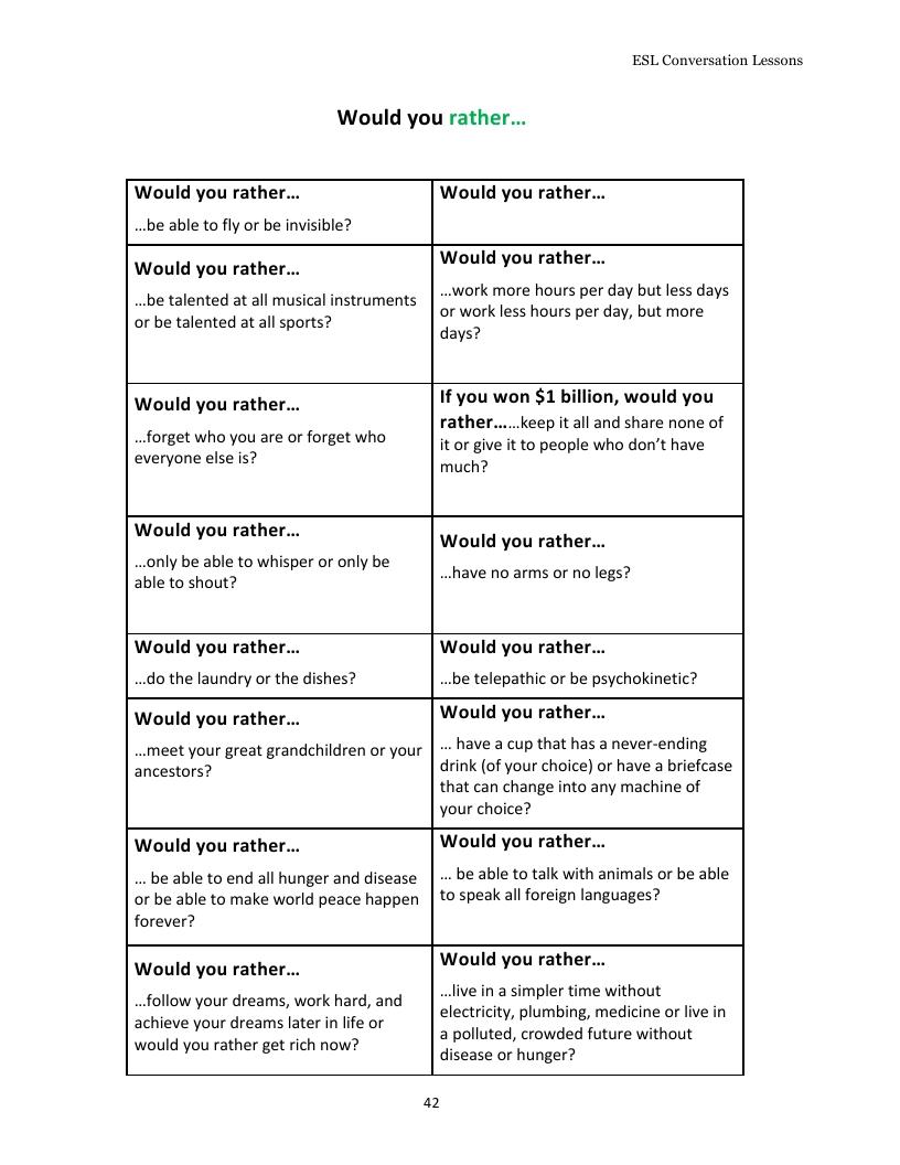 ESL Conversation Lessons - photo 46