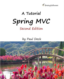 Deck Paul. - Spring MVC: A Tutorial