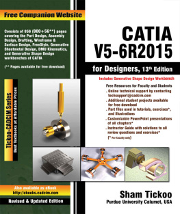 Tickoo S. - CATIA V5-6R2015 for Designers