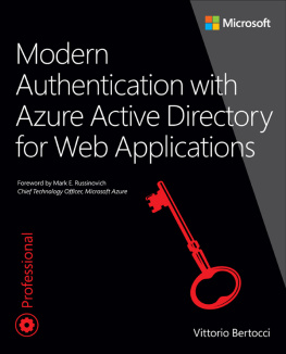 Bertocci Vittorio. Modern Authentication with Azure Active Directory for Web Applications