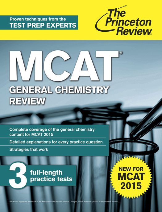 MCAT General Chemistry Review For MCAT 2015 Graduate School Test Preparation - photo 1