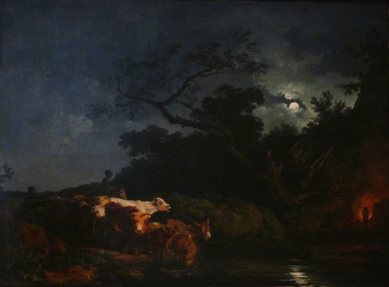 Moonlight by Philip de Loutherbourg 1777 a likely source of inspiration - photo 16