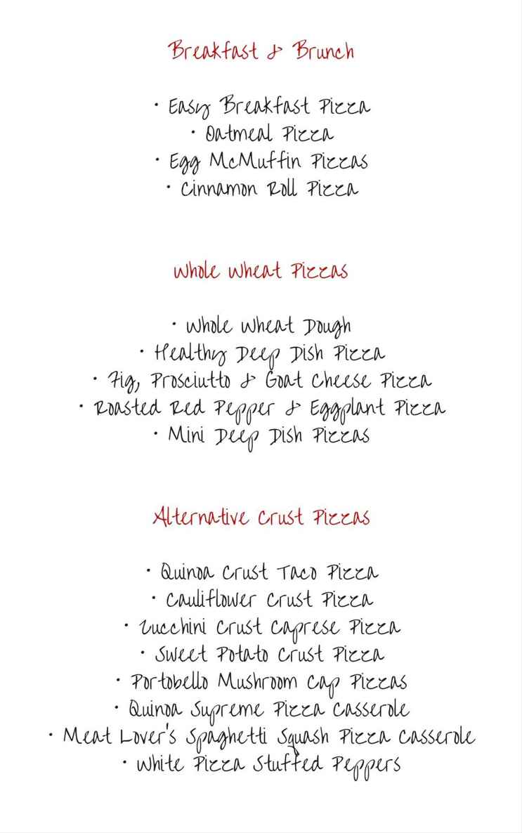 PIZZA Healthy Pizza Recipes - photo 2