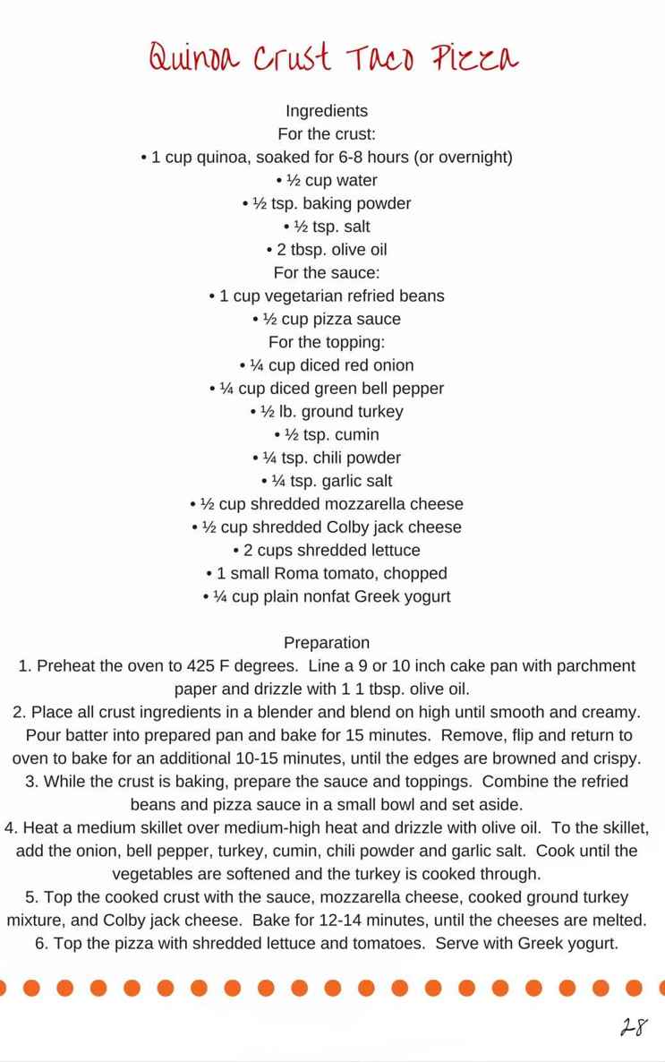 PIZZA Healthy Pizza Recipes - photo 27