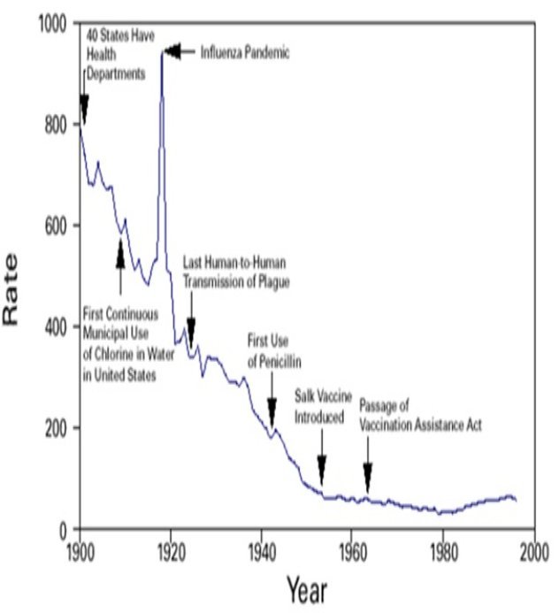 In 2010 deaths directly related to infectious diseases ie pneumonia - photo 2