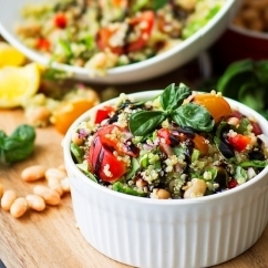 Indian Summer Tuscan Quinoa Salad Prep Time 5 min Cooking Time 10 min - photo 1