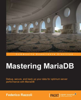 Razolli Federico. - Mastering MariaDB